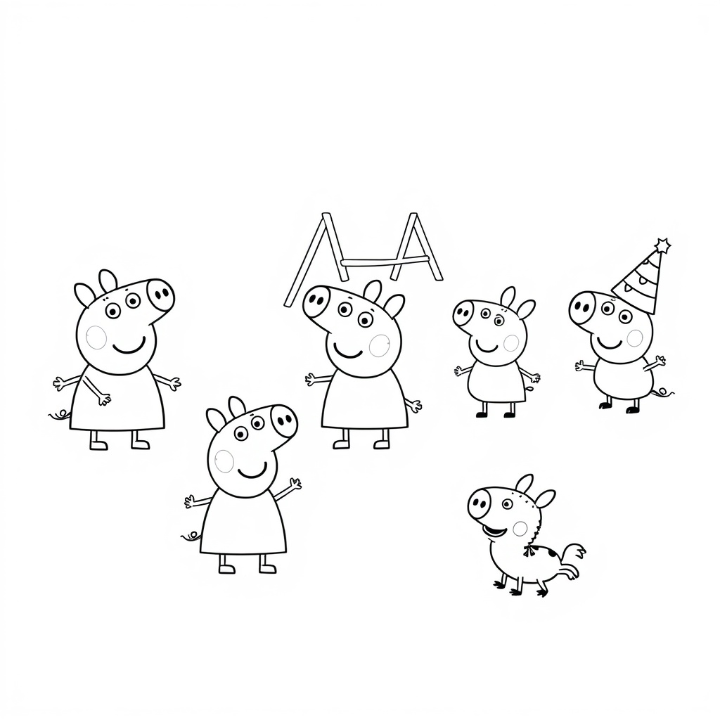 Kolorowanka Peppa Pig