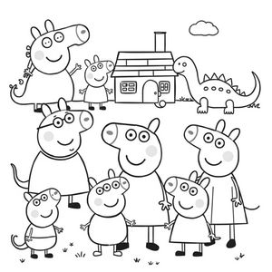 Libro de colorear Peppa Pig