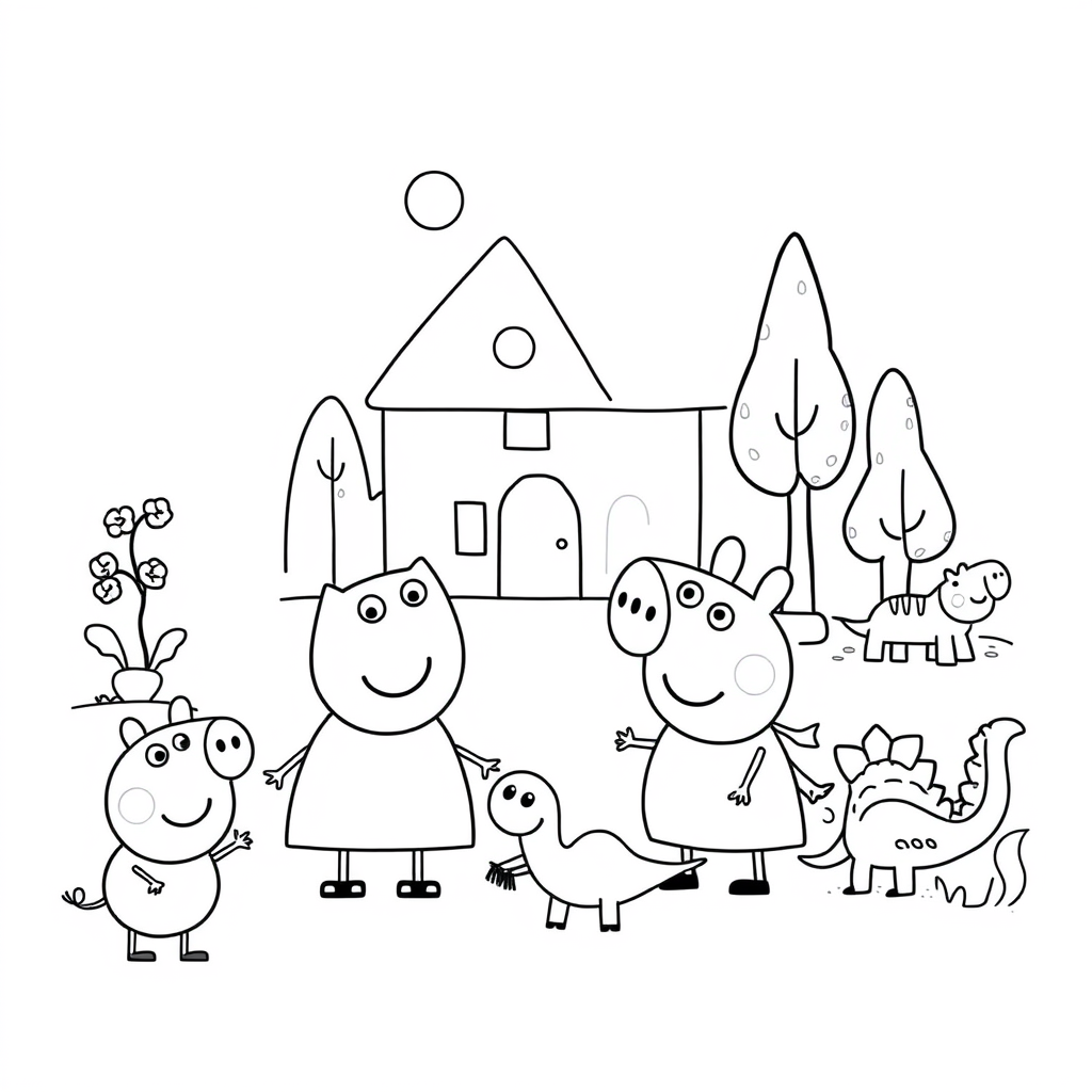 Libro para Colorear Peppa Pig