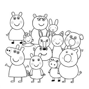 Libro para Colorear de Peppa Pig