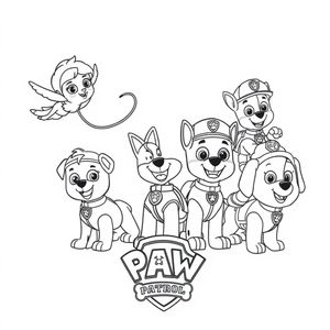 Libro para Colorear: La Patrulla Canina