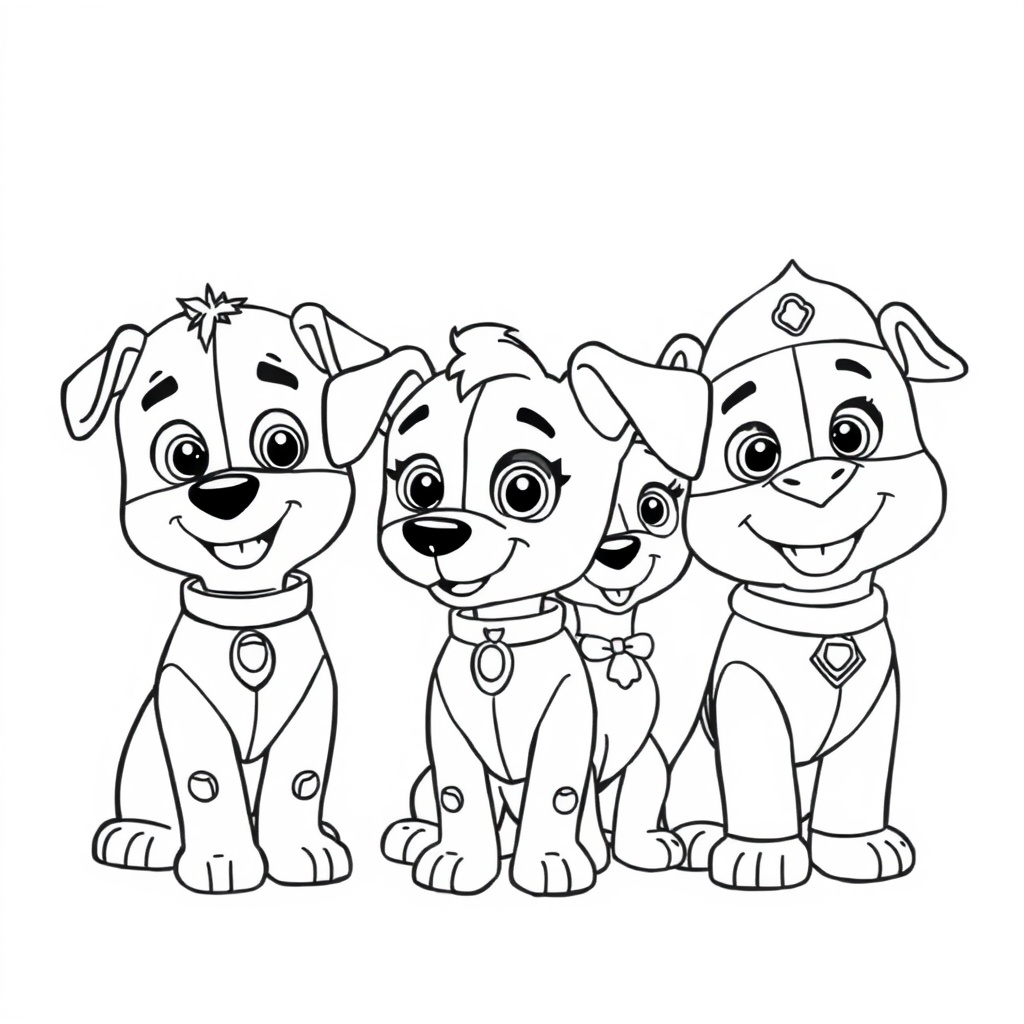 Páginas para Colorear de PAW Patrol