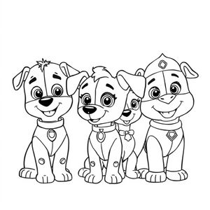 Páginas para Colorear de PAW Patrol
