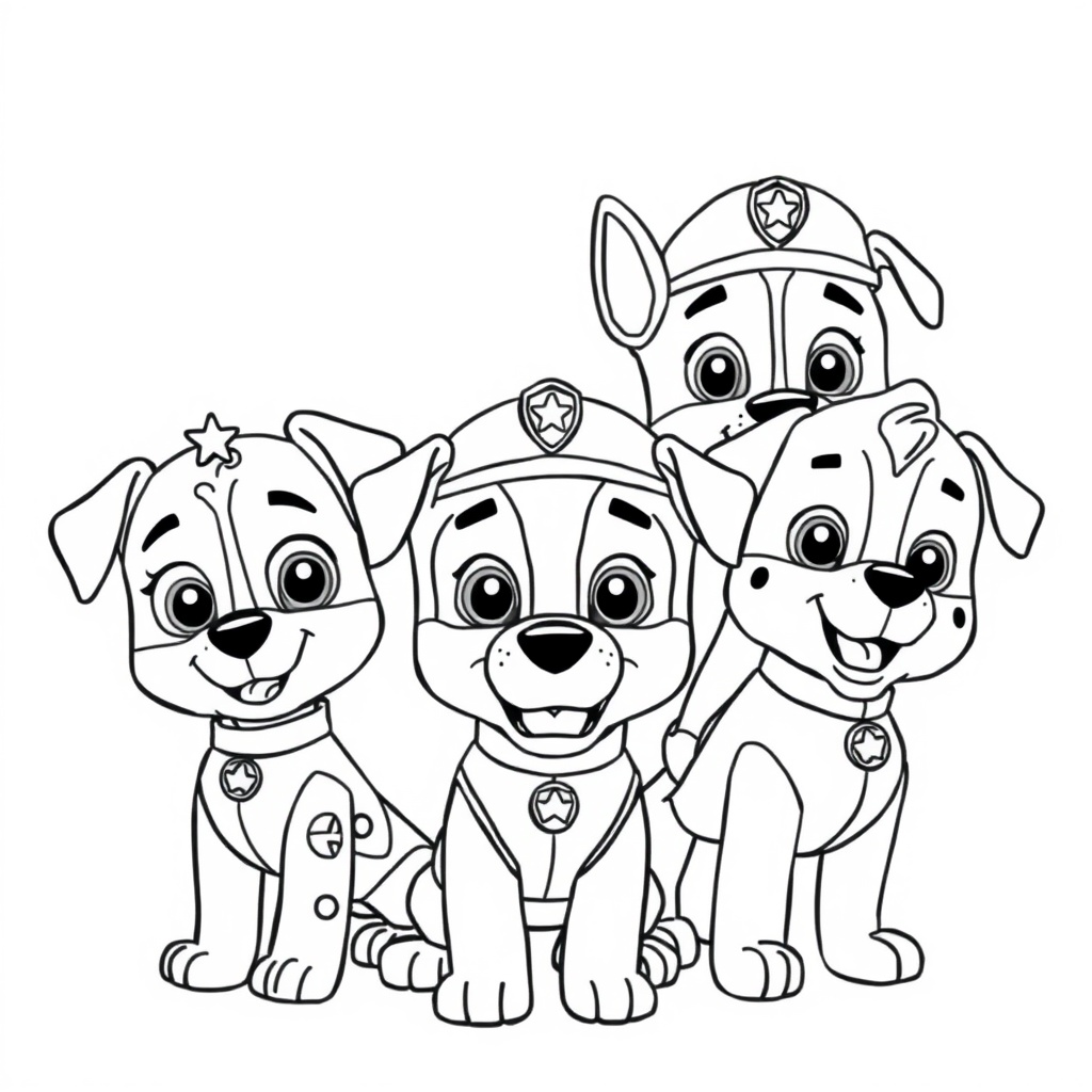 Libro para Colorear: ¡La Patrulla Canina en Acción!