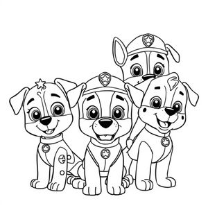 Libro para Colorear: ¡La Patrulla Canina en Acción!
