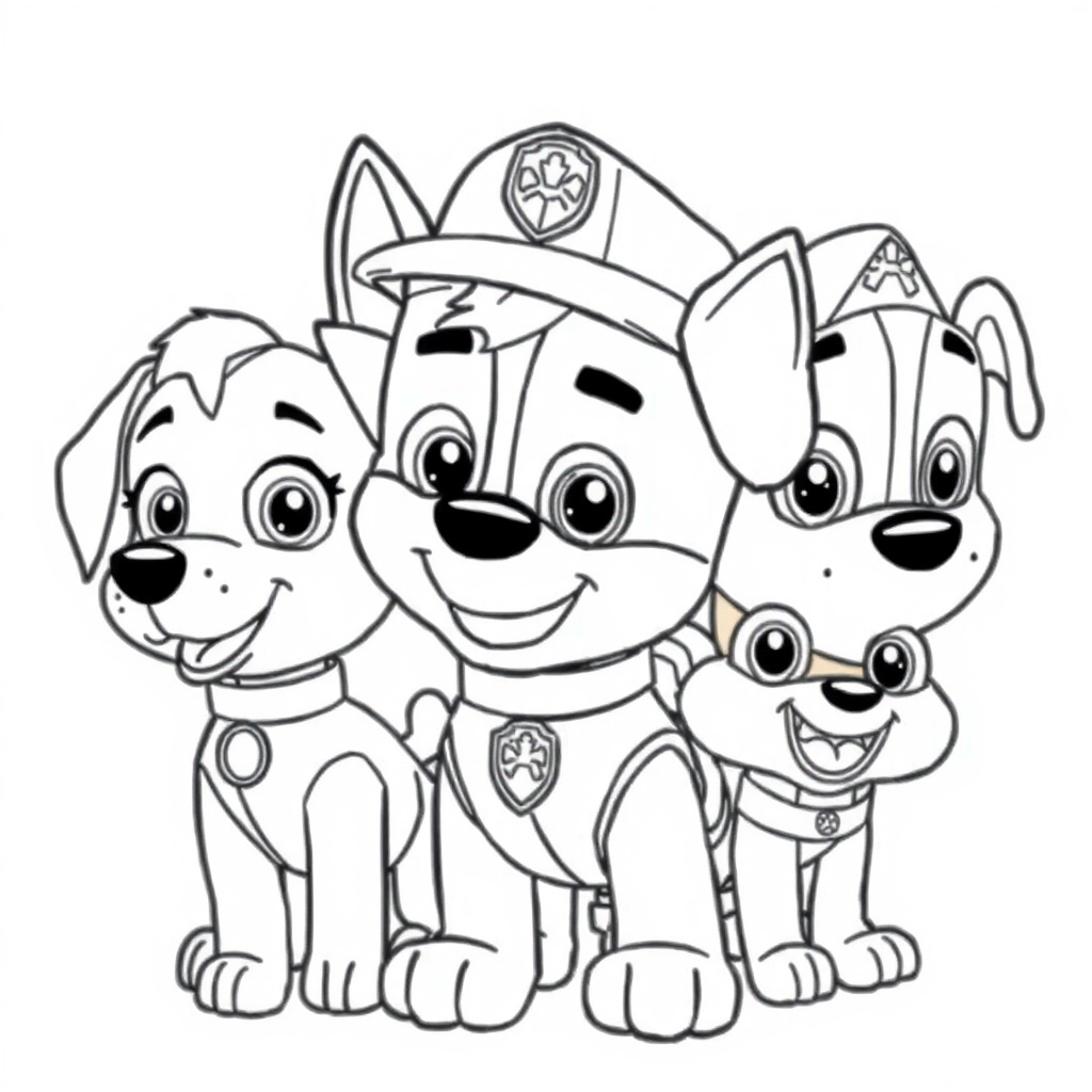 Libro para Colorear de PAW Patrol