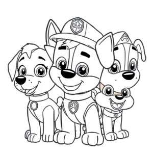 Libro para Colorear de PAW Patrol