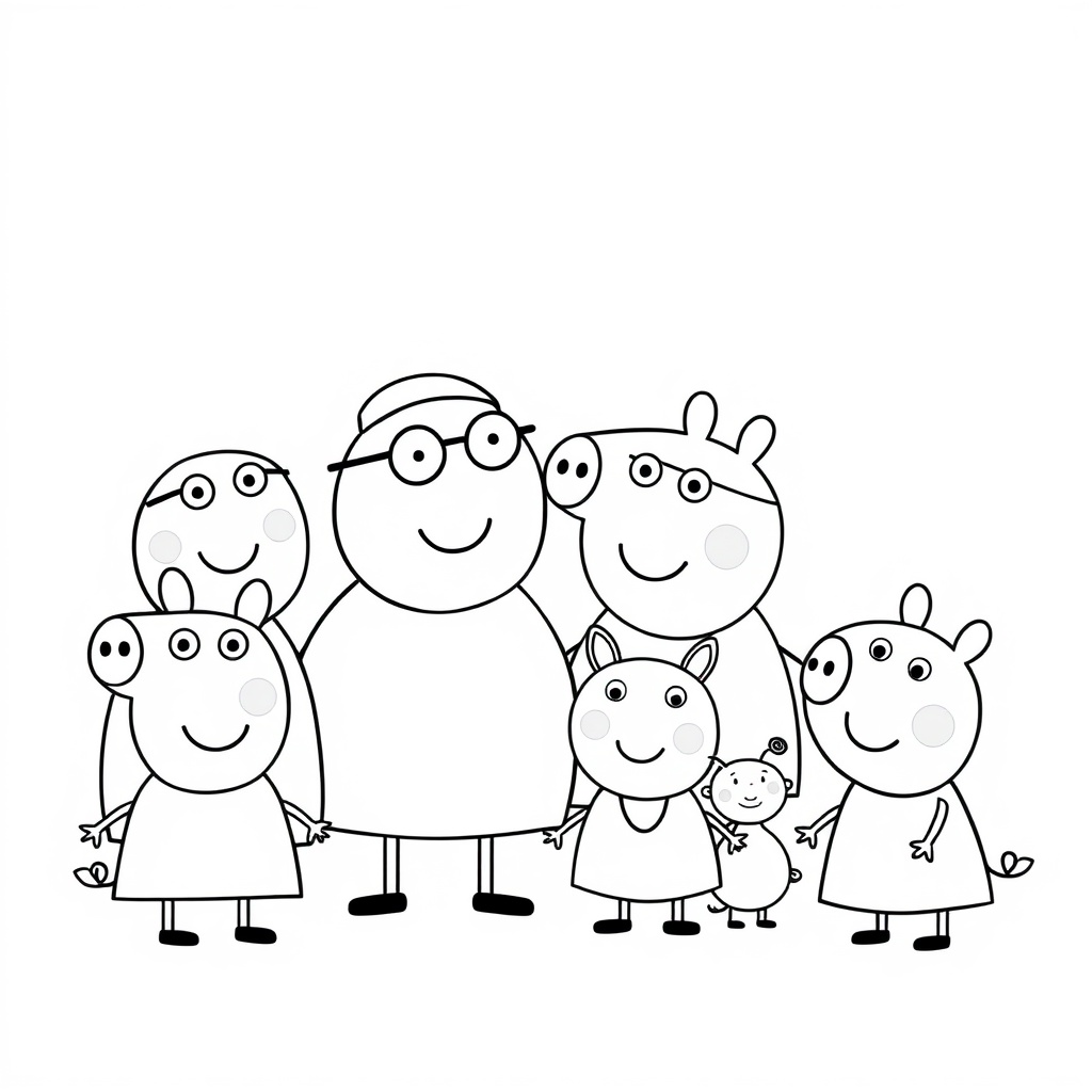 Libro de Colorear Peppa Pig