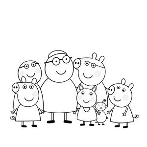 Libro de Colorear Peppa Pig