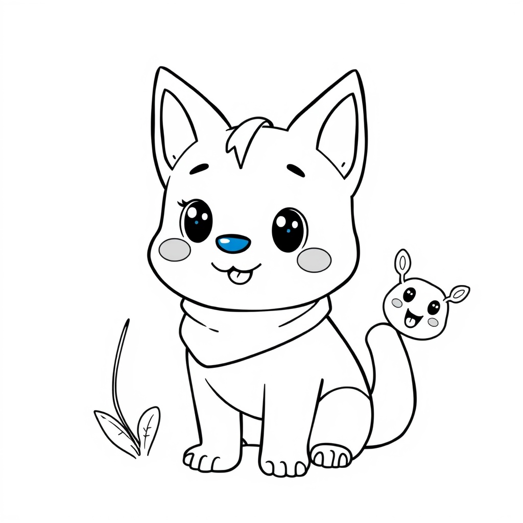 Libro de Colorear de Bluey