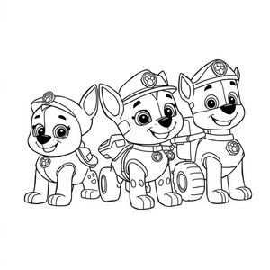 Libro para Colorear de Patrulla Canina