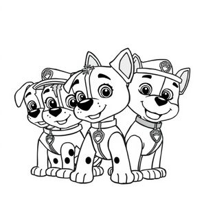 Patrulla Canina - Libro de Colorear para Niños