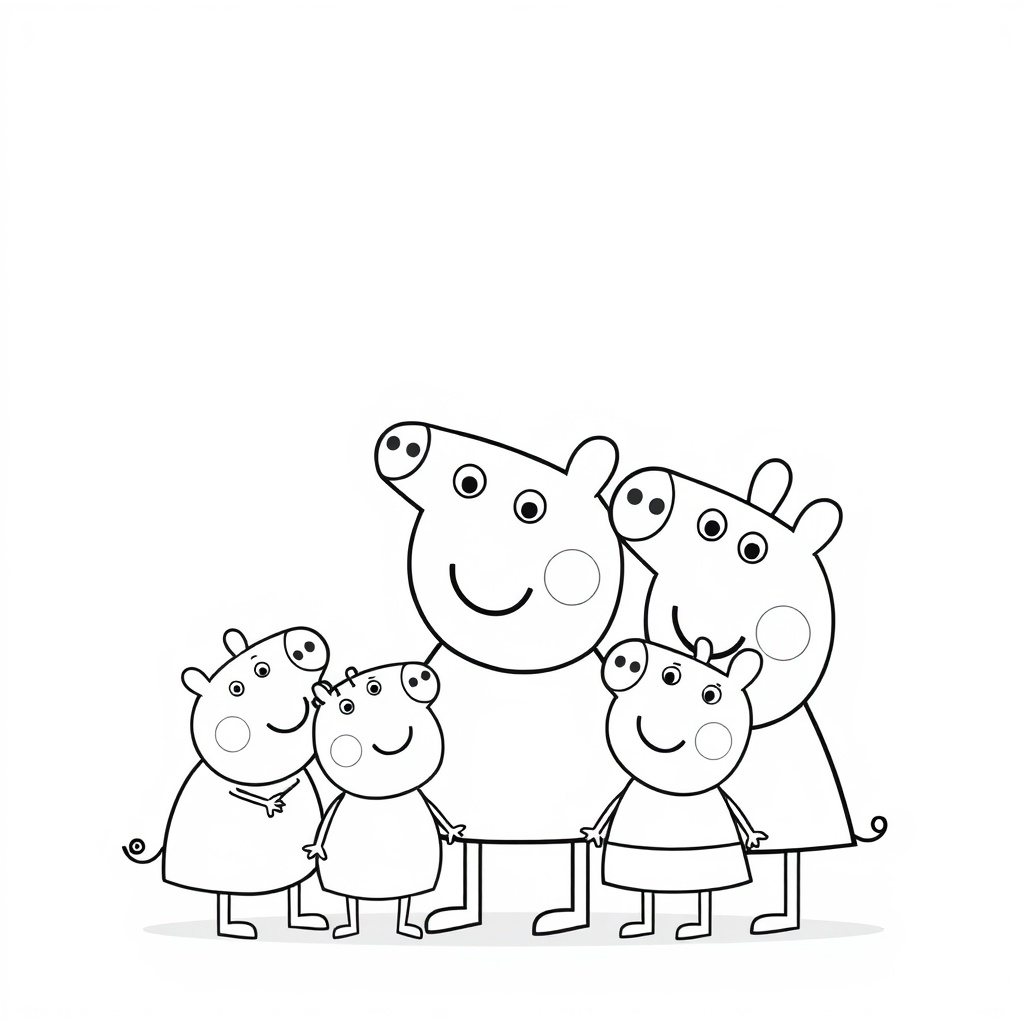 Libro de Colorear Peppa Pig