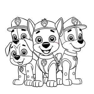 Libro para Colorear de Patrulla Canina