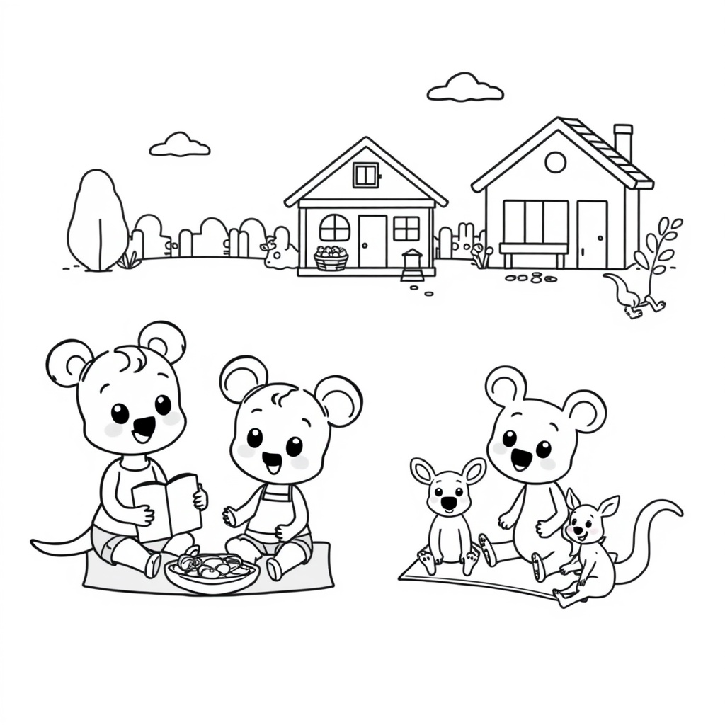 Libro de colorear de Bluey