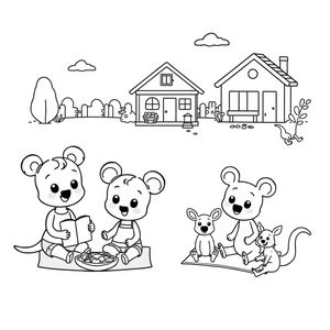 Libro de colorear de Bluey