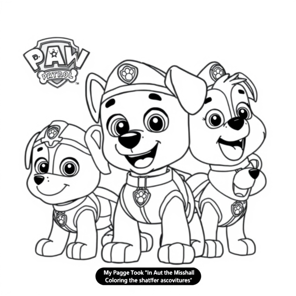 Libro para Colorear: Patrulla Canina