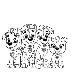 Libro para Colorear de La Patrulla Canina
