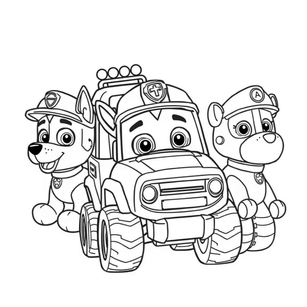 Libro para Colorear de PAW Patrol