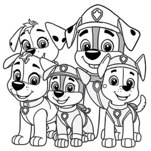 Libro para Colorear de PAW Patrol