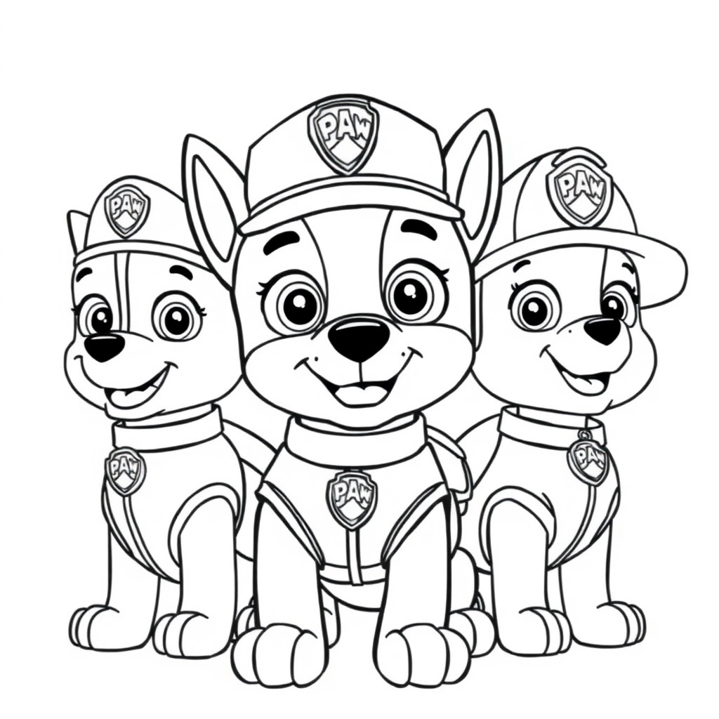 Libro para Colorear: Patrulla Canina