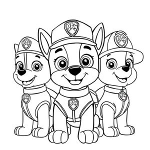 Libro para Colorear: Patrulla Canina