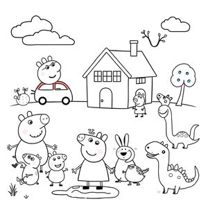 Libro para Colorear Peppa Pig