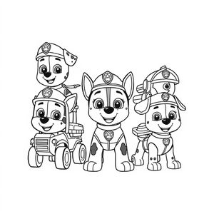 Libro para Colorear Patrulla Canina