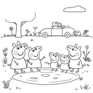 Libro para Colorear de Peppa Pig