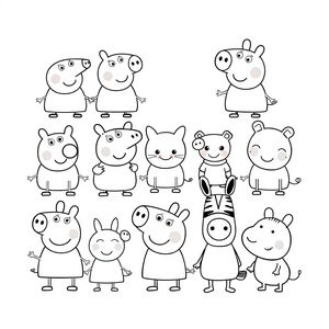 Libro de Colorear Peppa Pig