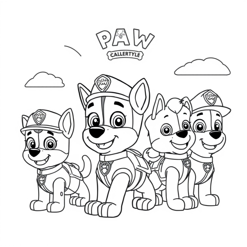 Libro de Colorear de PAW Patrol