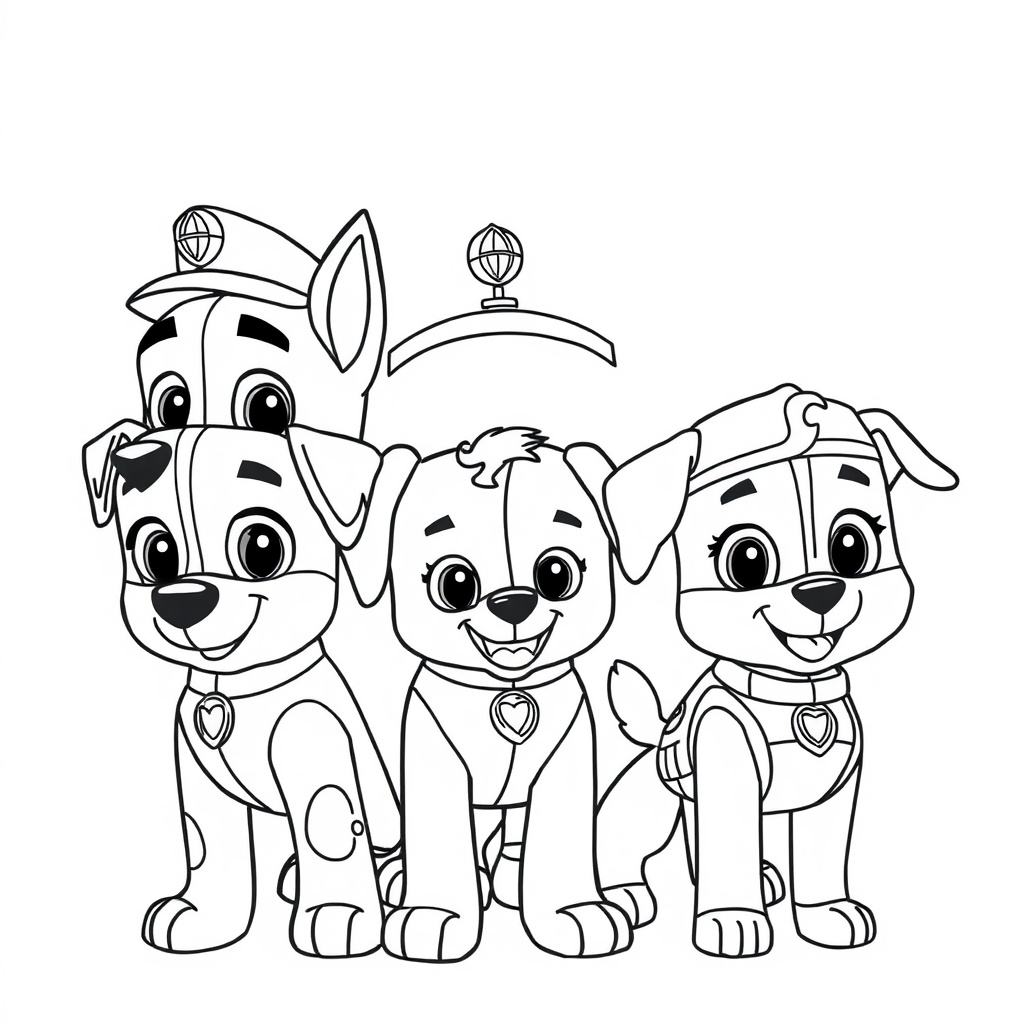 Libro para Colorear: Patrulla Canina