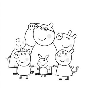 Libro para Colorear de Peppa Pig