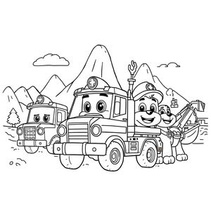 Libro para colorear: Patrulla Canina