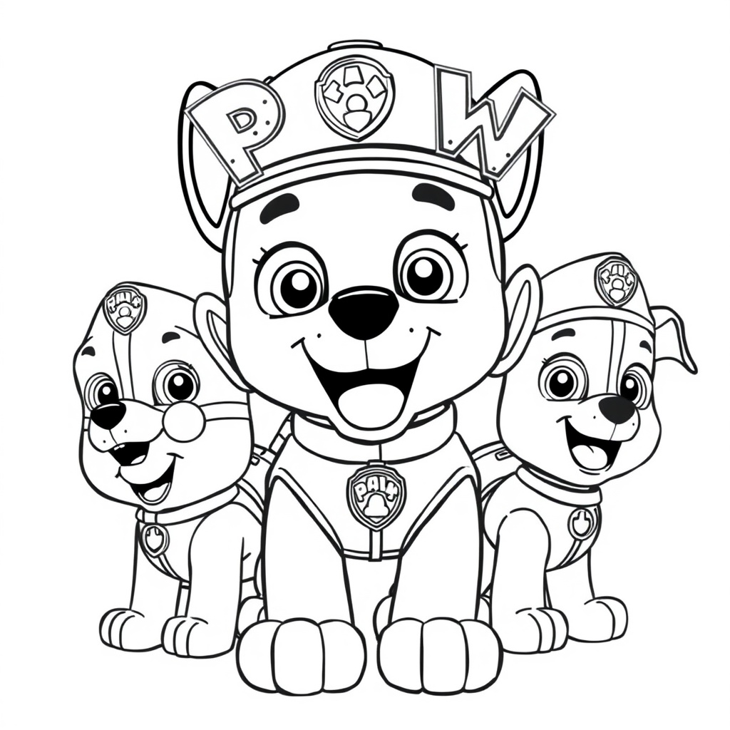 Kolorowanka PAW Patrol: Misje Bohaterów