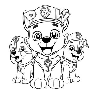 Libro para Colorear de PAW Patrol: Misiones Heroicas