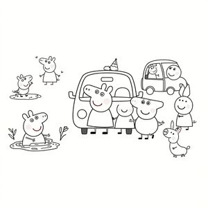 Libro para Colorear de Peppa Pig