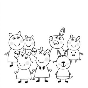 Kolorowanka Peppa Pig