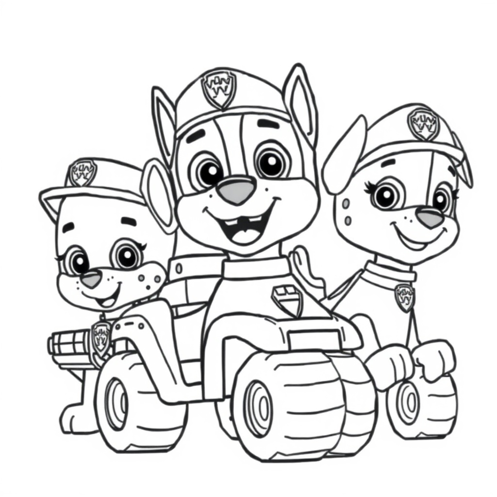 Patrulla de Cachorros: Libro para Colorear de Rescate