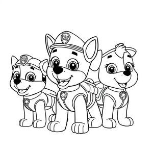 Libro para Colorear de Patrulla Canina