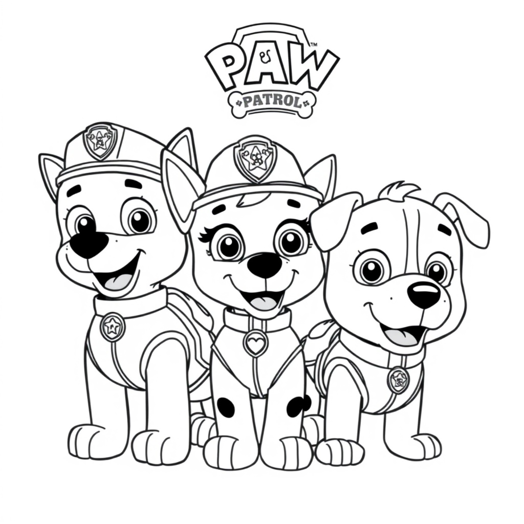 Patrulla Canina: Libro para Colorear