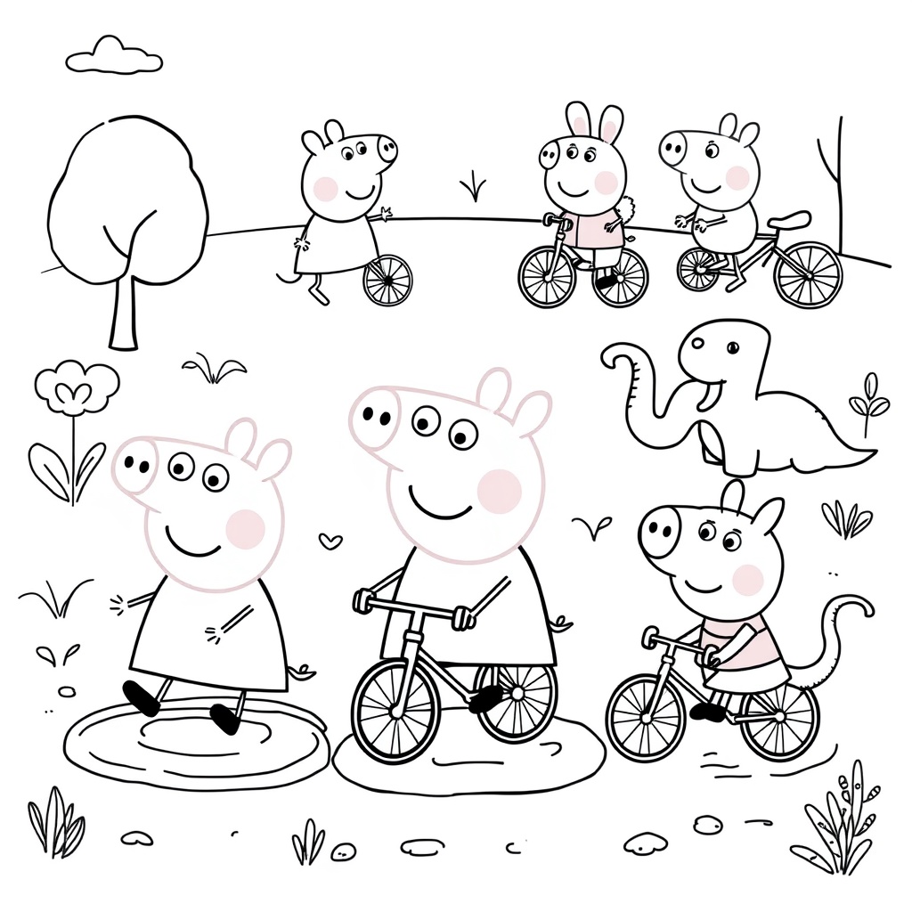 Peppa Pig - Libro de colorear de aventuras