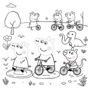 Peppa Pig - Libro de colorear de aventuras