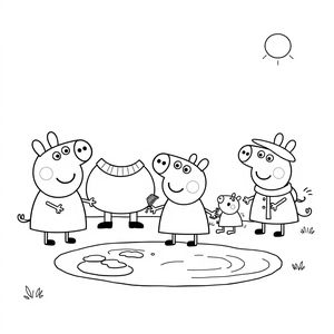 Libro para Colorear Peppa Pig