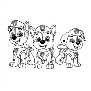Libro para Colorear de la Patrulla Canina