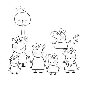 Kolorowanka - Świat Peppy