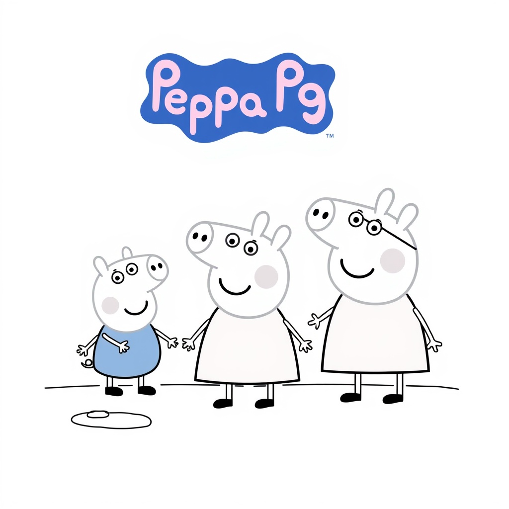 Libro para Colorear de Peppa Pig