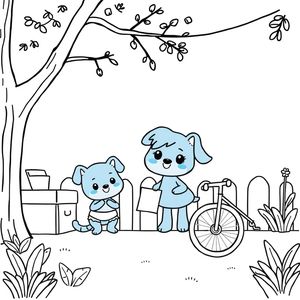 Libro para Colorear de Bluey