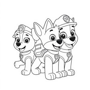 Paw Patrol - Libro de Colorear de Acción