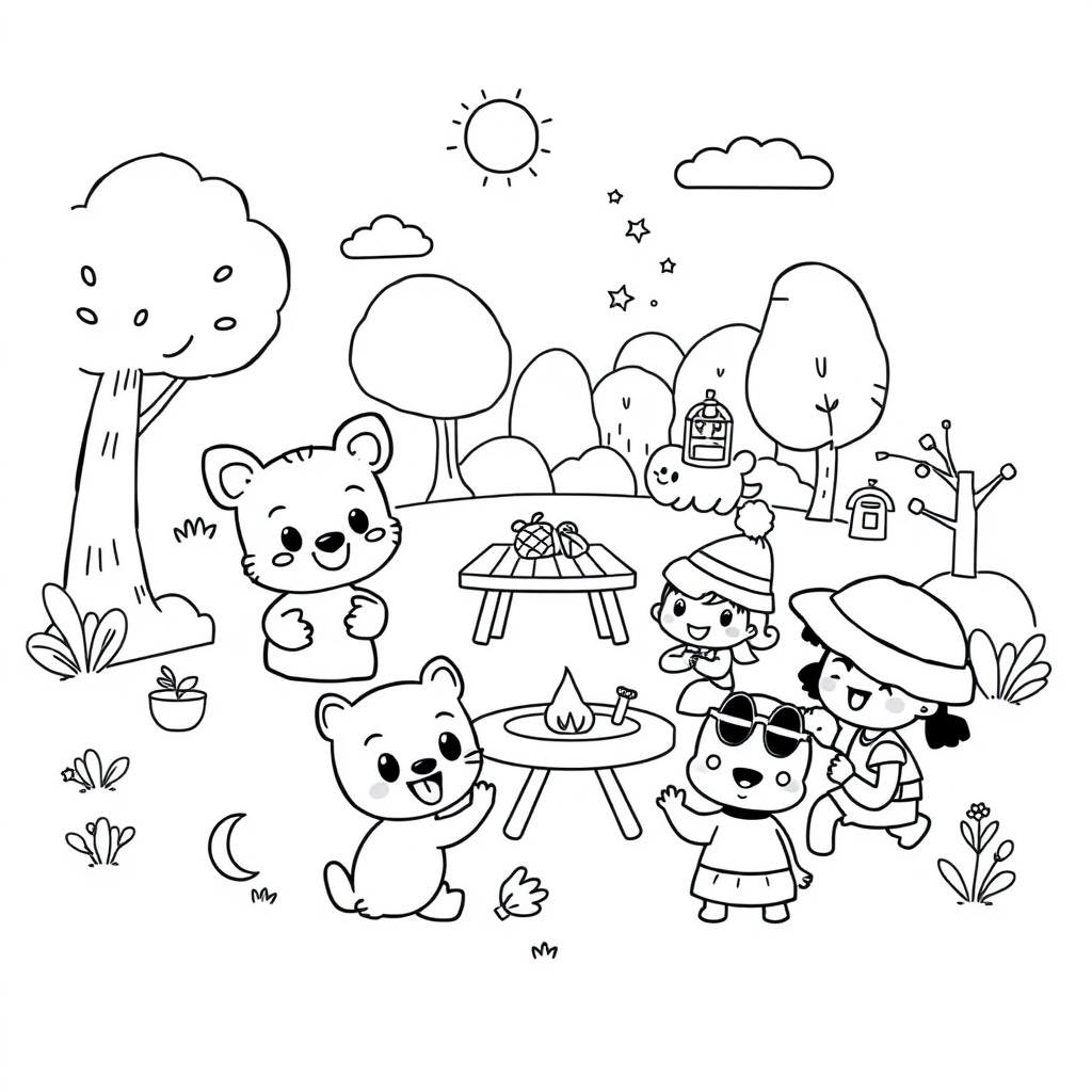 Libro de Colorear Bluey